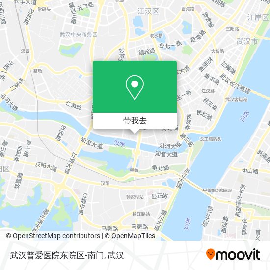 武汉普爱医院东院区-南门地图