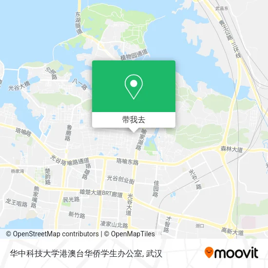 华中科技大学港澳台华侨学生办公室地图