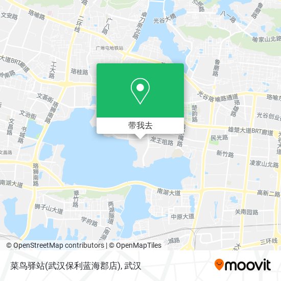 菜鸟驿站(武汉保利蓝海郡店)地图