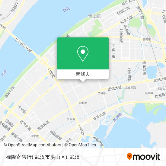 福隆寄售行( 武汉市洪山区)地图