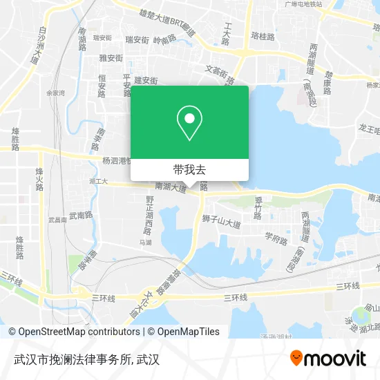 武汉市挽澜法律事务所地图