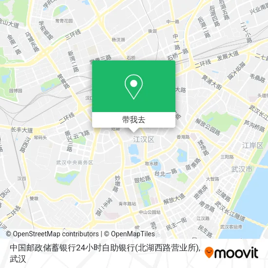 中国邮政储蓄银行24小时自助银行(北湖西路营业所)地图
