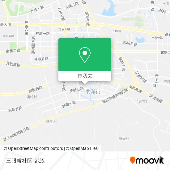 三眼桥社区地图