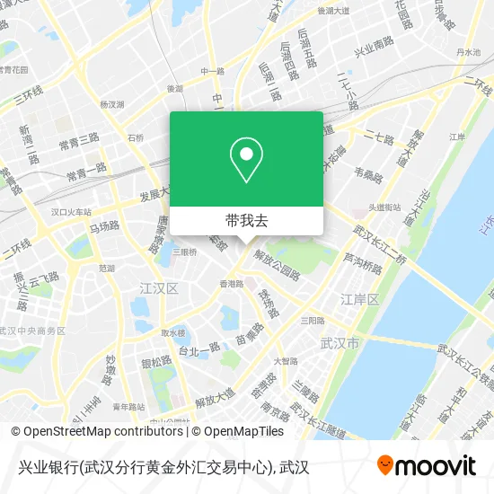 兴业银行(武汉分行黄金外汇交易中心)地图