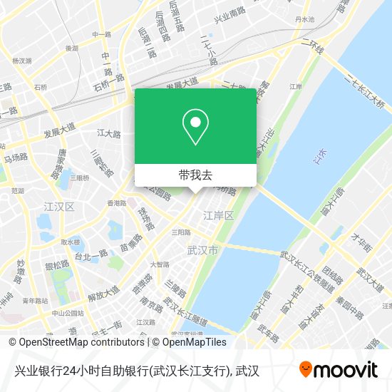 兴业银行24小时自助银行(武汉长江支行)地图