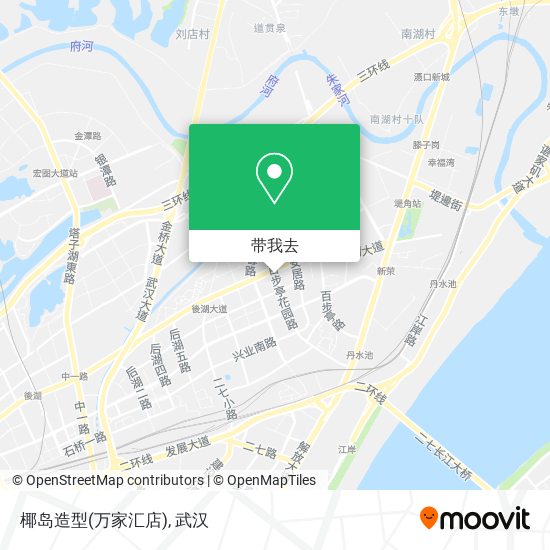 椰岛造型(万家汇店)地图