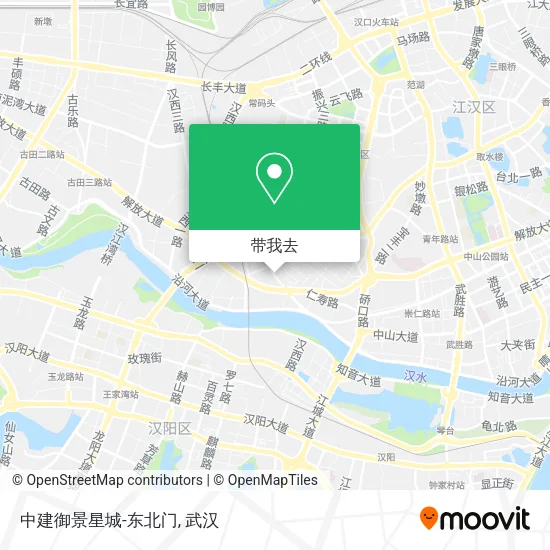 中建御景星城-东北门地图
