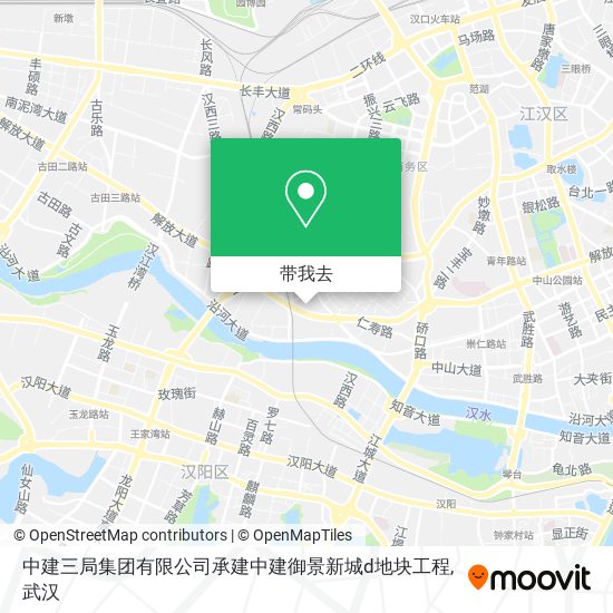 中建三局集团有限公司承建中建御景新城d地块工程地图