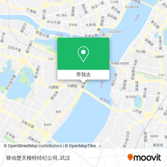 驿动楚天模特经纪公司地图