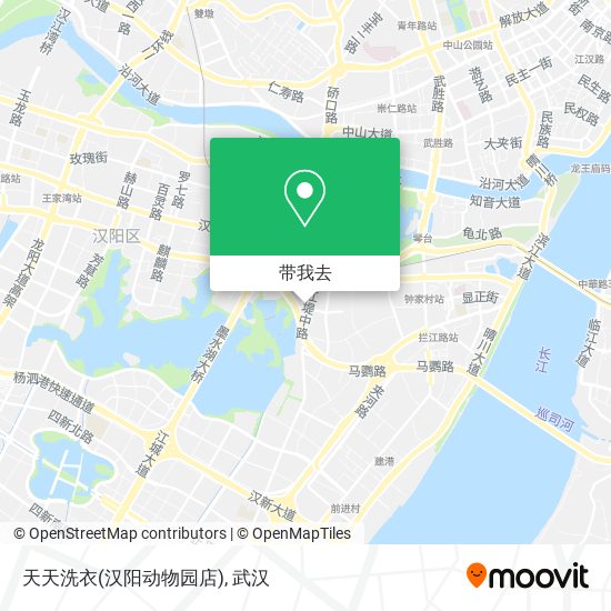 天天洗衣(汉阳动物园店)地图