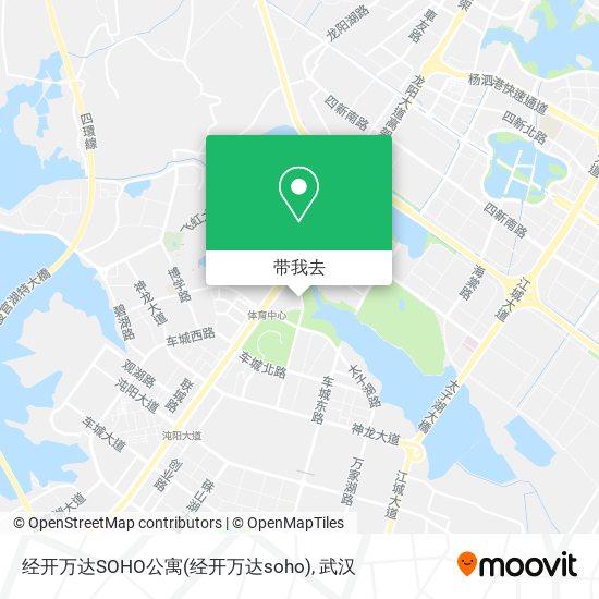 经开万达SOHO公寓(经开万达soho)地图