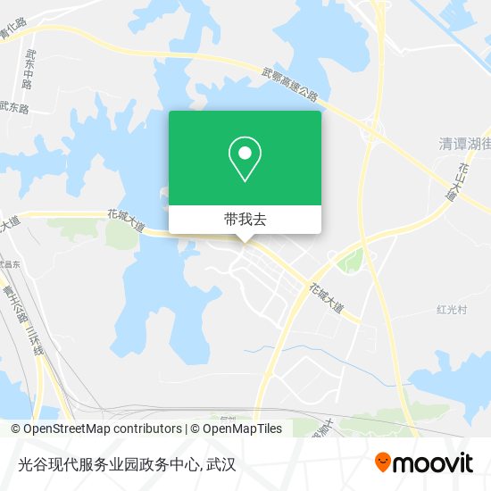 光谷现代服务业园政务中心地图
