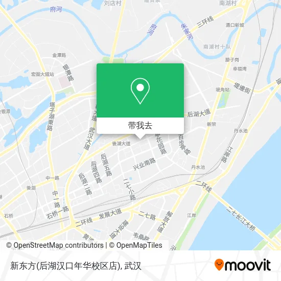 新东方(后湖汉口年华校区店)地图