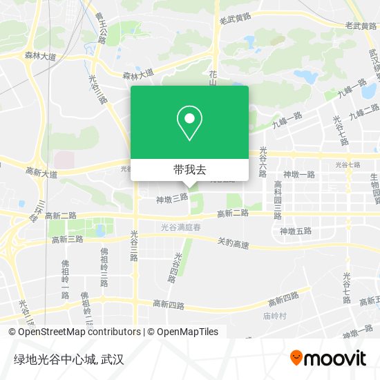 绿地光谷中心城地图