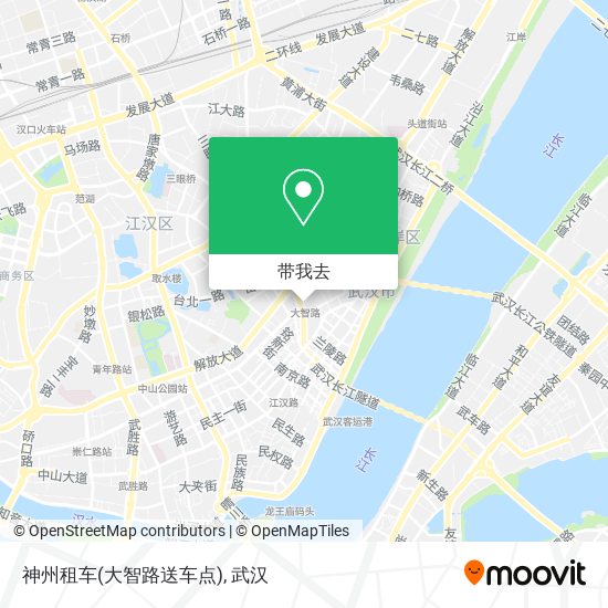神州租车(大智路送车点)地图