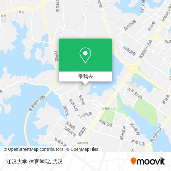 江汉大学-体育学院地图