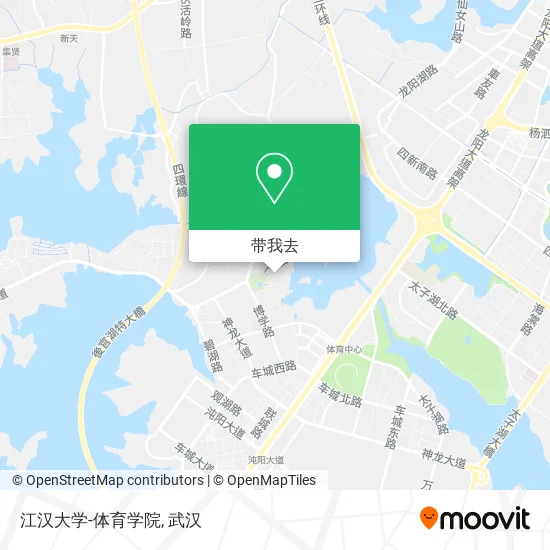 江汉大学-体育学院地图