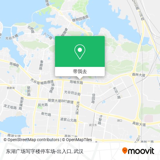 东湖广场写字楼停车场-出入口地图