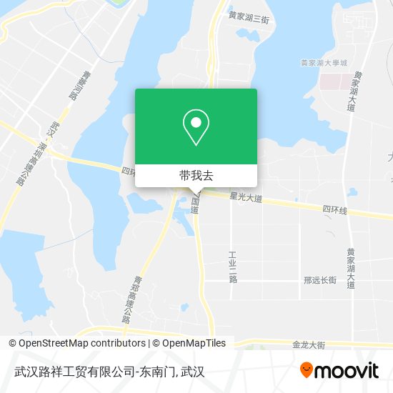 武汉路祥工贸有限公司-东南门地图