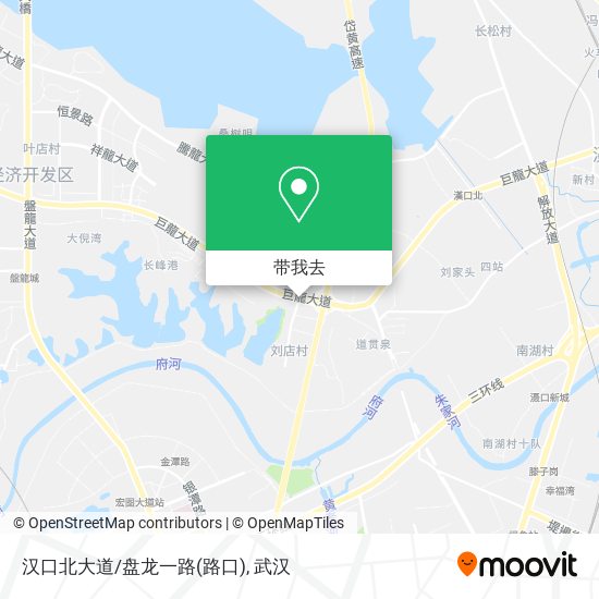 汉口北大道/盘龙一路(路口)地图