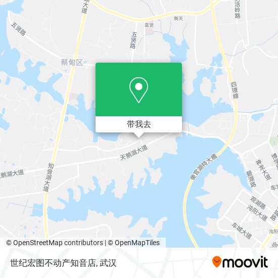 世纪宏图不动产知音店地图