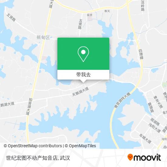 世纪宏图不动产知音店地图