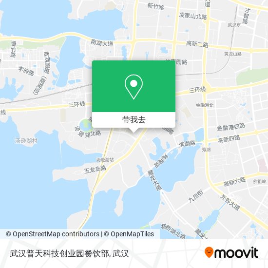 武汉普天科技创业园餐饮部地图