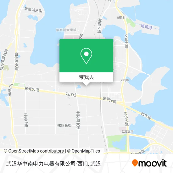 武汉华中南电力电器有限公司-西门地图