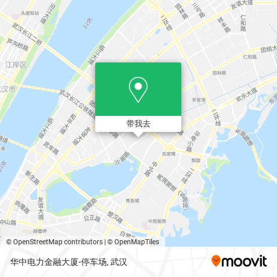 华中电力金融大厦-停车场地图