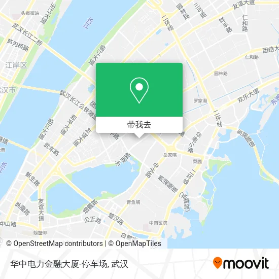 华中电力金融大厦-停车场地图