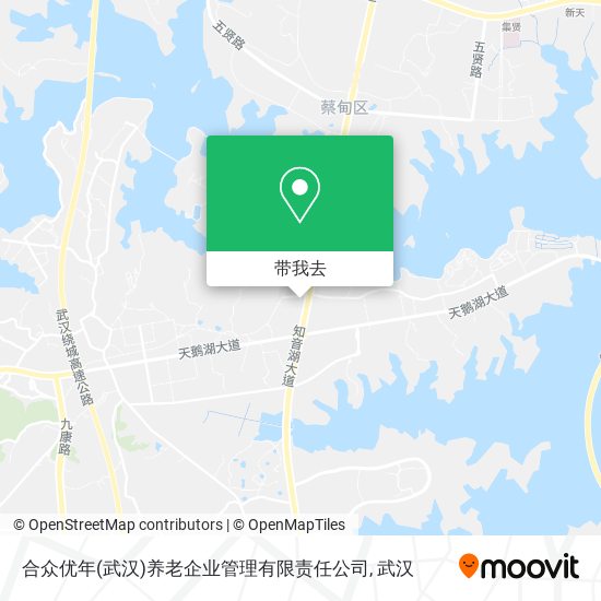 合众优年(武汉)养老企业管理有限责任公司地图