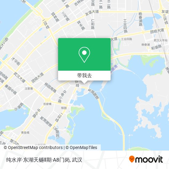 纯水岸·东湖天樾Ⅱ期·A8门岗地图