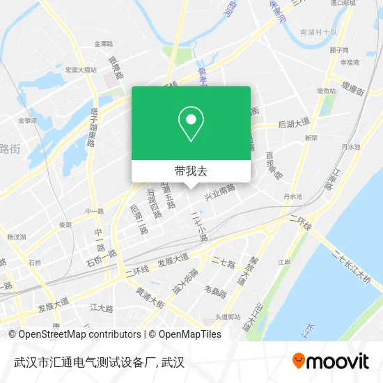 武汉市汇通电气测试设备厂地图
