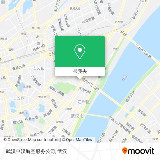 武汉申汉航空服务公司地图