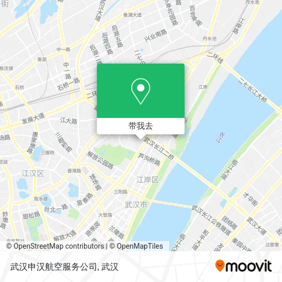 武汉申汉航空服务公司地图