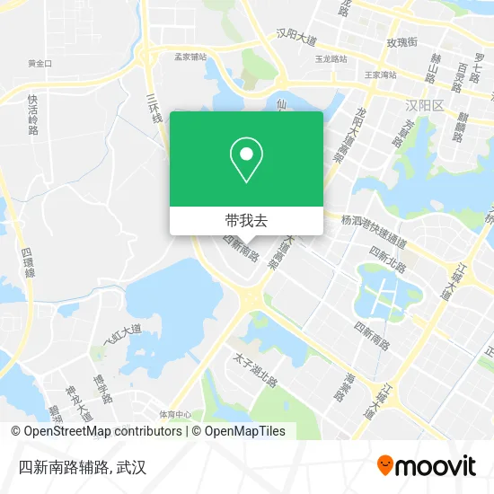 四新南路辅路地图