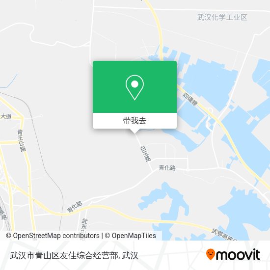 武汉市青山区友佳综合经营部地图