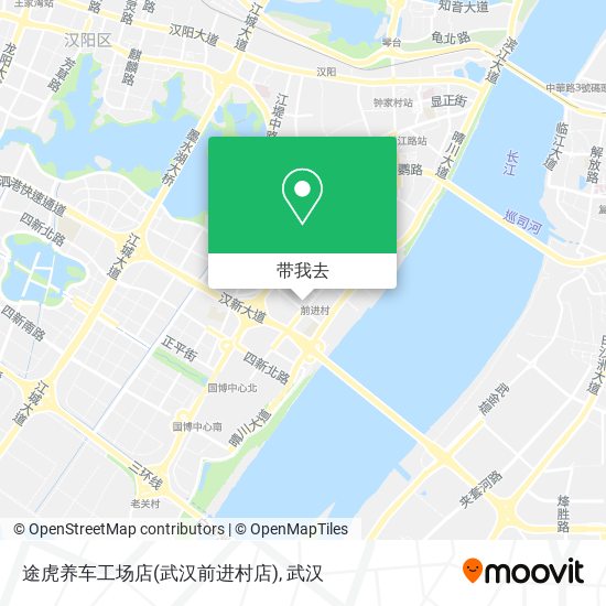 途虎养车工场店(武汉前进村店)地图
