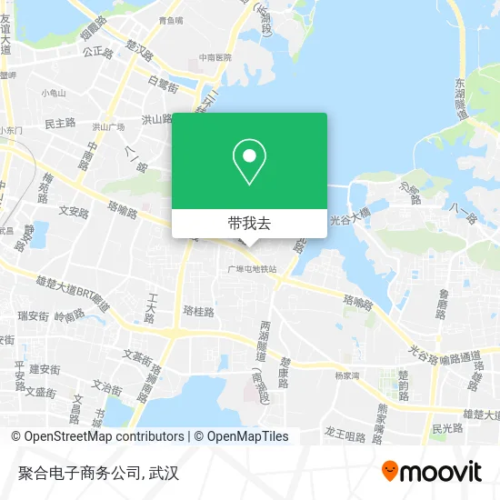 聚合电子商务公司地图