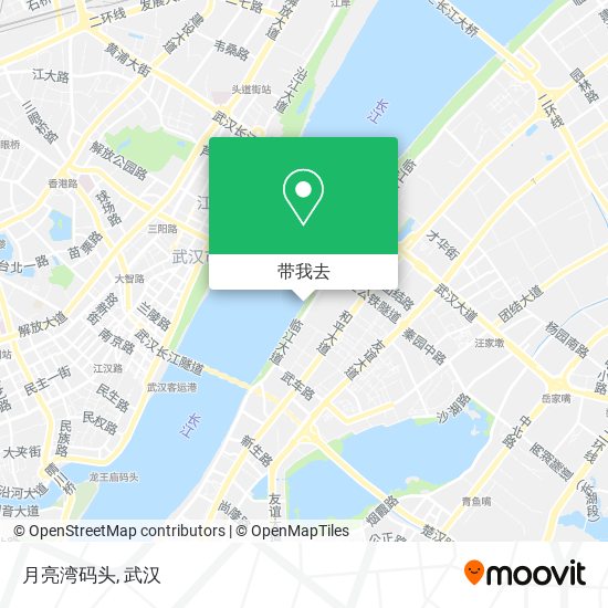 月亮湾码头地图