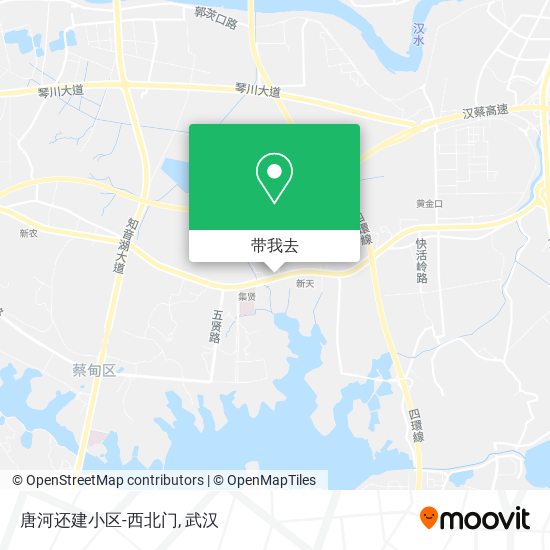 唐河还建小区-西北门地图