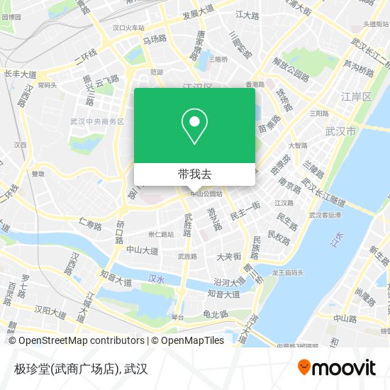 极珍堂(武商广场店)地图