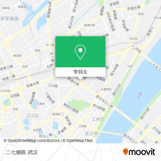 二七侧路地图