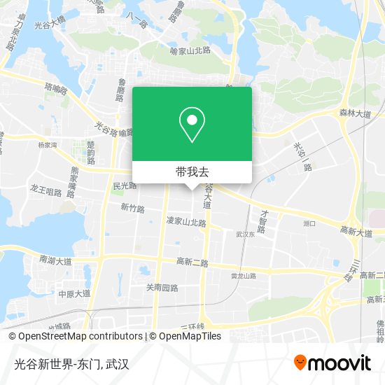 光谷新世界-东门地图