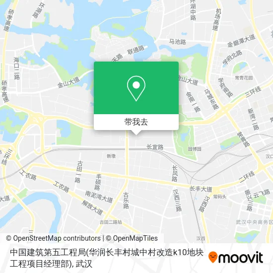 中国建筑第五工程局(华润长丰村城中村改造k10地块工程项目经理部)地图