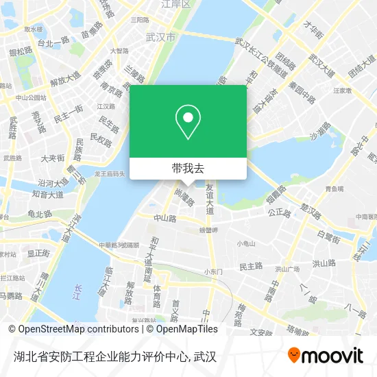 湖北省安防工程企业能力评价中心地图