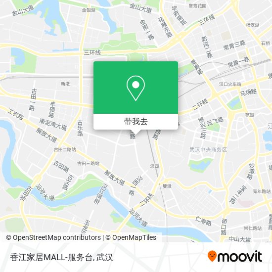 香江家居MALL-服务台地图