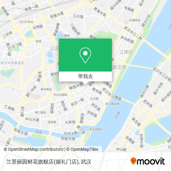 兰景丽园鲜花旗舰店(循礼门店)地图