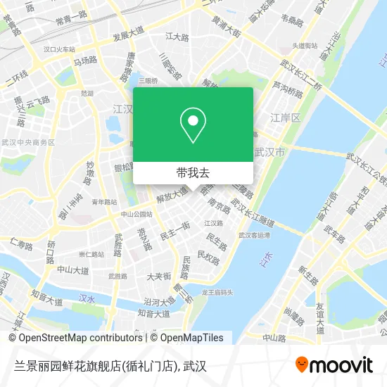 兰景丽园鲜花旗舰店(循礼门店)地图
