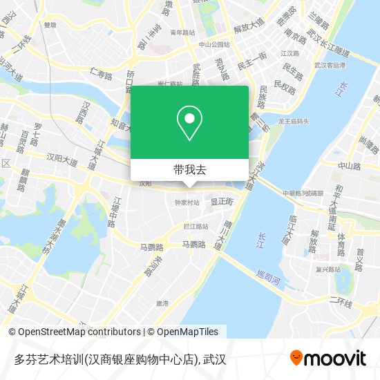 多芬艺术培训(汉商银座购物中心店)地图